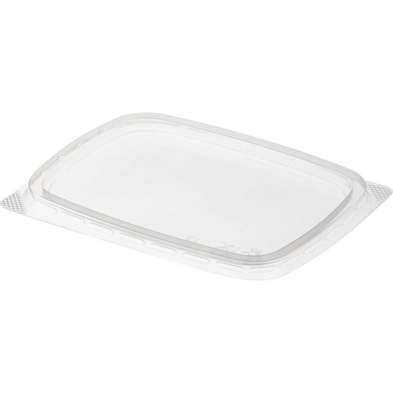 Изображение товара Крышка для контейнера К-108 прозрачная 108х87 мм (1000 штук)