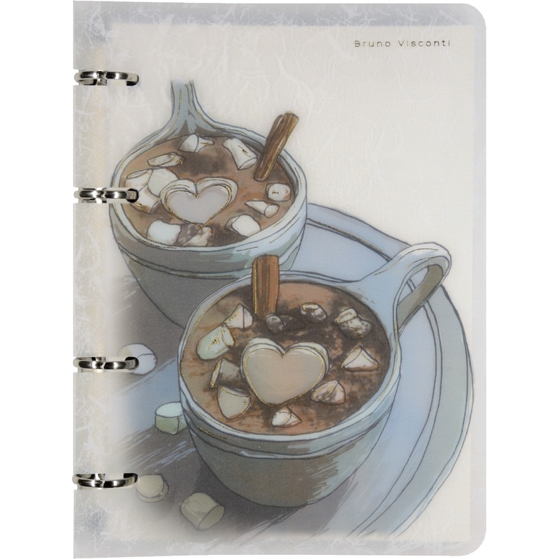 Изображение товара Тетрадь на кольцах Bruno Visconti Кофемания А5 80 листов с клеткой