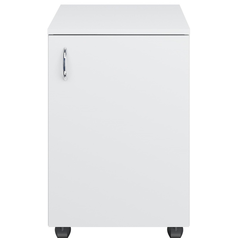 Изображение товара Медицинская приставная тумба МД-103.00 белая 450х430х660 мм для больниц и санаториев