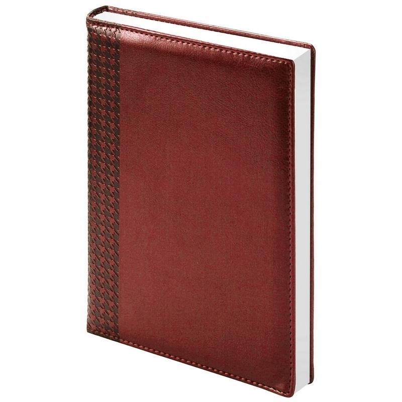 Изображение товара Ежедневник 2026 год InFolio Lozanna А5 с тиснением искусственная кожа коричневый