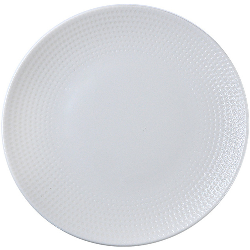 Изображение товара Тарелка универсальная Bonna Пьюре Дот Гурмэ фарфор 23 см белая