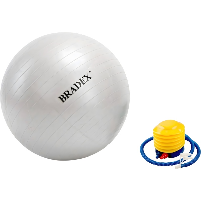 Изображение товара Фитбол Bradex 65 см с насосом для фитнеса и реабилитации