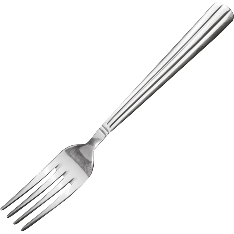 Изображение товара Вилка столовая Kunstwerk из нержавеющей стали 196 мм, упаковка 12 шт