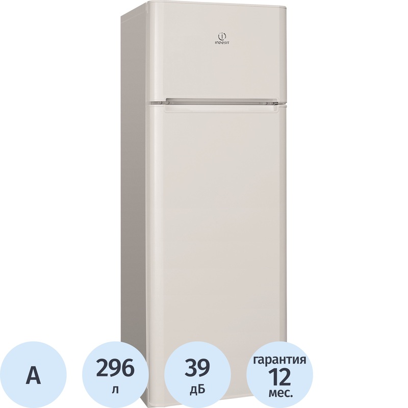 Изображение товара Двухкамерный холодильник Indesit TIA 16, 296л, класс A, белый