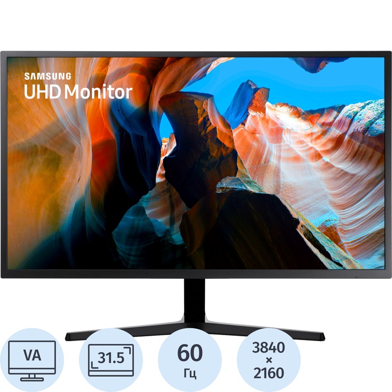 Изображение товара Монитор 31.5" Samsung U32J590UQMXUE серый