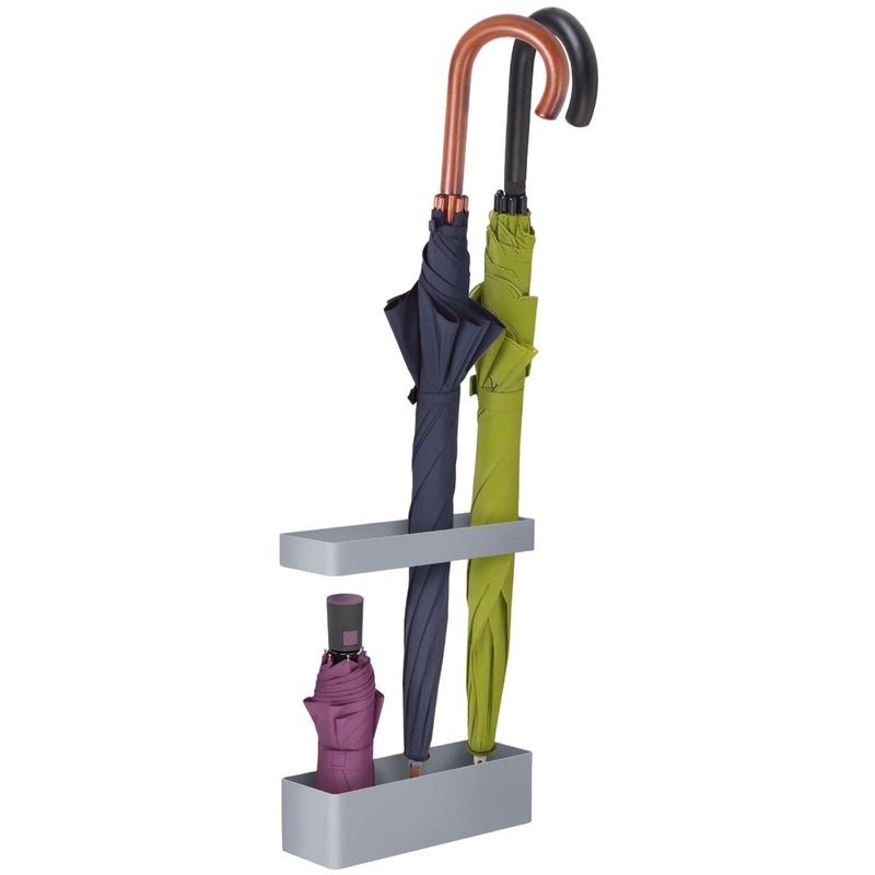 Изображение товара Подставка для зонтов Амбрелла-8 из алюминия, настенная, стильная