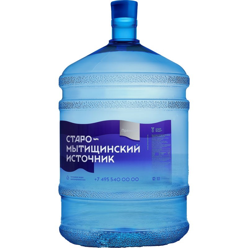 Изображение товара Бутилированная питьевая вода Старо-Мытищинский Источник 19л природная негазированная