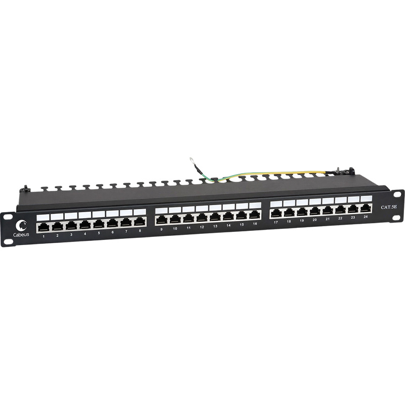 Изображение товара Патч-панель Cabeus PL-24-CAT.5E-SH-DUAL Изображение товара Патч-панель Cabeus PL-24-CAT.5E-SH-DUAL