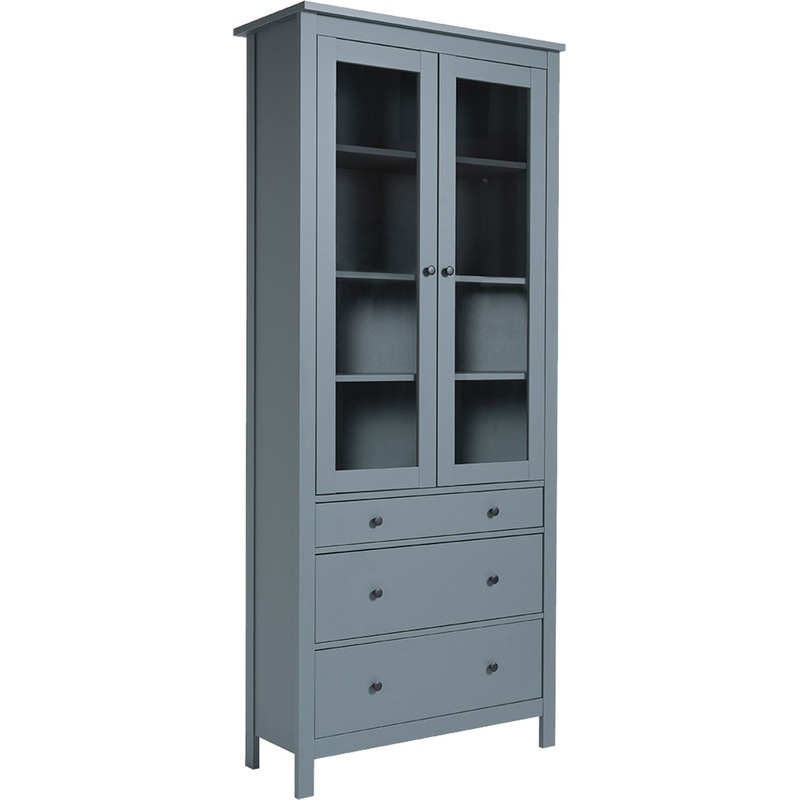 Изображение товара Шкаф закрытый ГУД ЛАКК (тёмно-бирюзовый, 904х414х2155 мм)