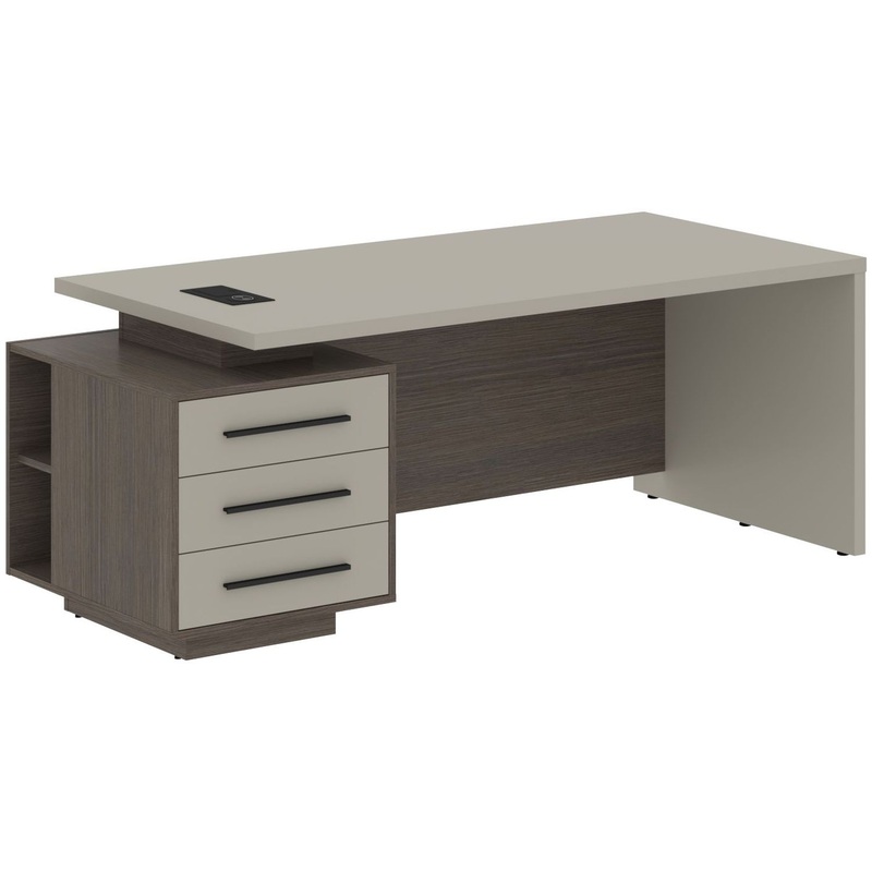 Изображение товара Стол руководителя Velion VCT 2090(L) с тумбой, 2000х900х750 мм