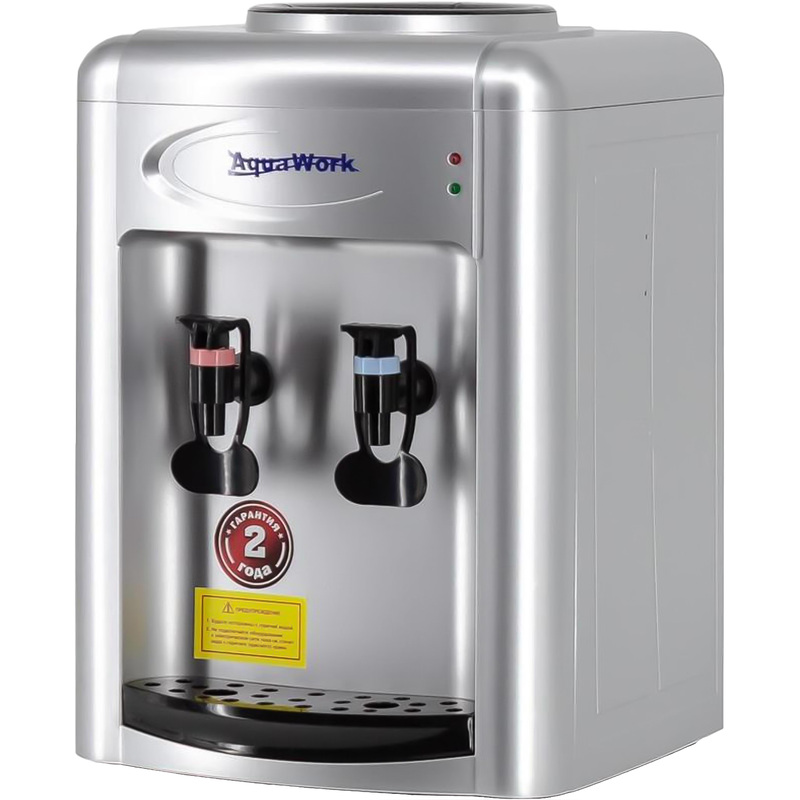Изображение товара Уценка. Кулер для воды Aqua work 0.7TDR серебристый (нагрев и охлаждение)