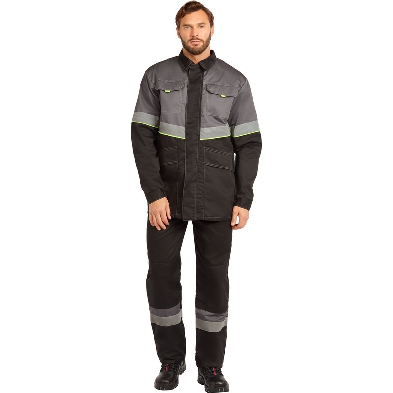 Изображение товара Рабочая летняя мужская куртка Ларга (л43) со светоотражающими элементами, Россия