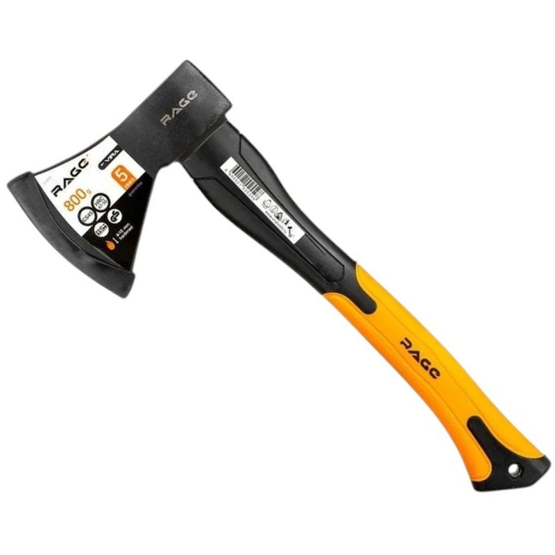 Изображение товара Универсальный топор 800 г с фиберглассовой рукоятью VIRA RAGE