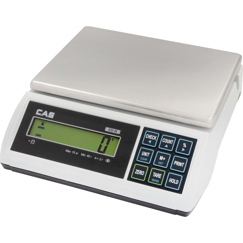 Изображение товара Весы торговые CAS ED-H-30 30 кг настольные высокая точность