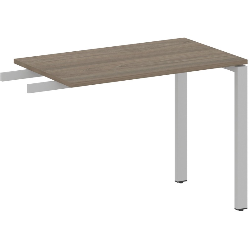 Изображение товара Приставка-брифинг Metal System Style БП.ПР-3 (вяз благородный/серый, 1000x600x750 мм)