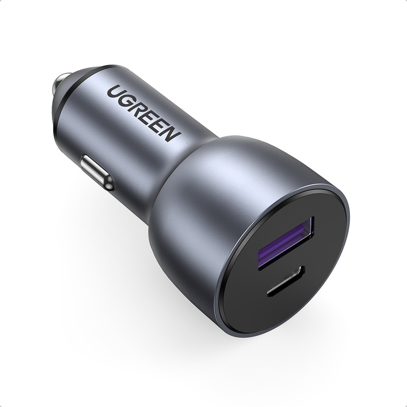 Изображение товара USB-C и USB-A автомобильное зарядное устройство Ugreen 60980 42.5Вт