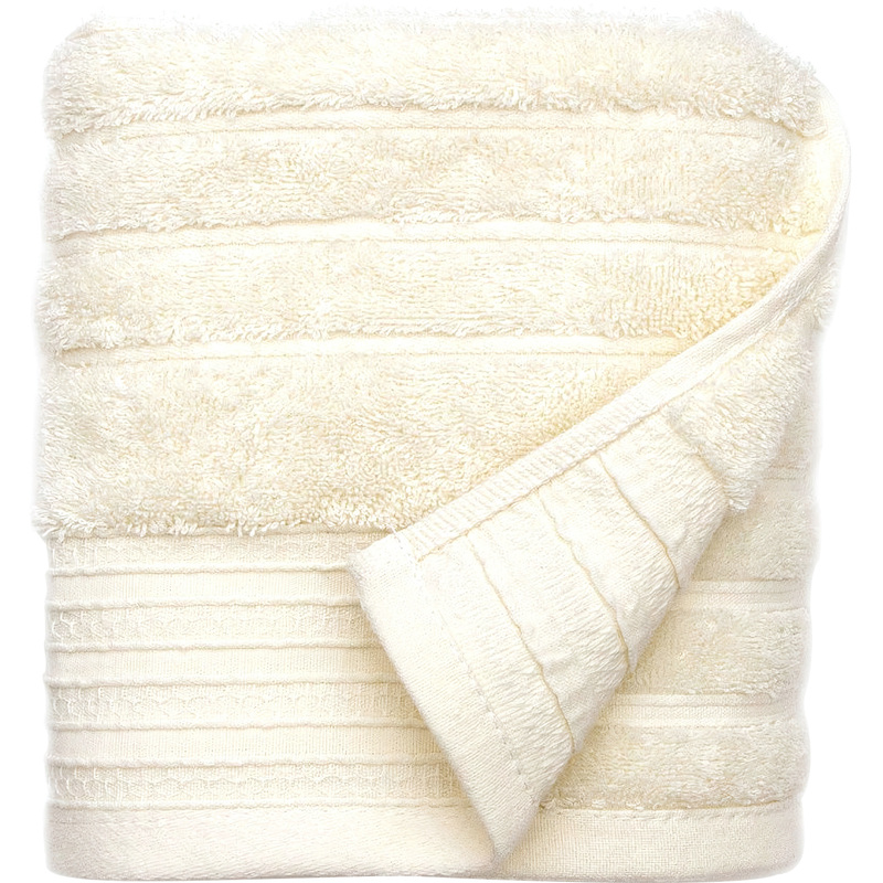 Изображение товара Полотенце махровое Страйп 70х130 см 500 г/кв.м кремовое
