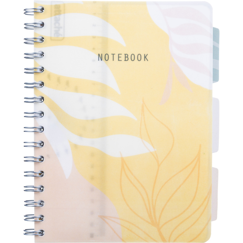 Изображение товара Бизнес-тетрадь Attache Selection Flora А5 120 листов оранжевая спираль