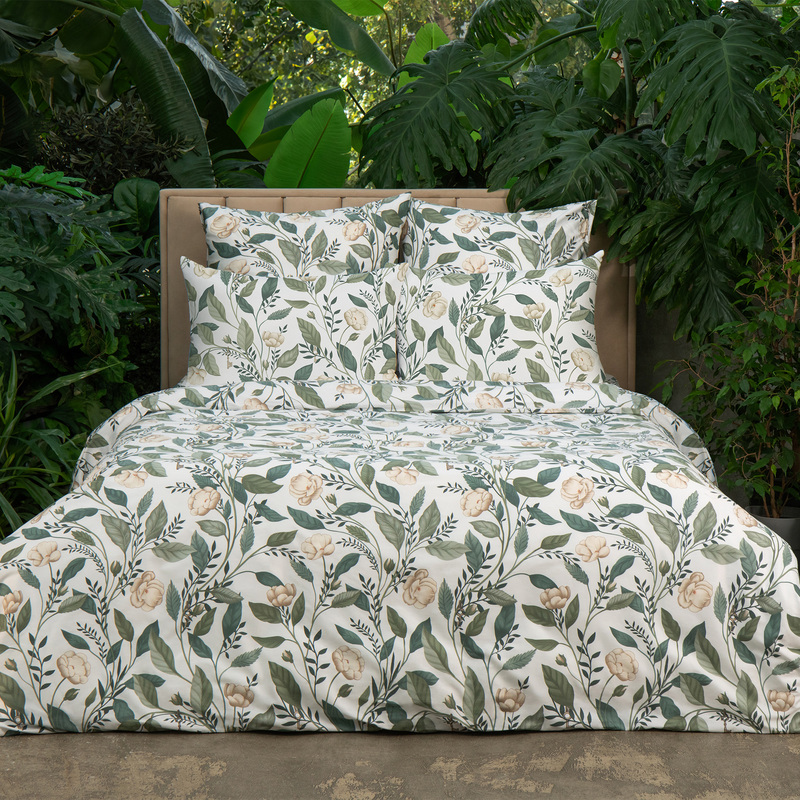 Изображение товара Пододеяльник евро Verossa White keys 200x220 см сатин 145 г/кв.м разноцветный