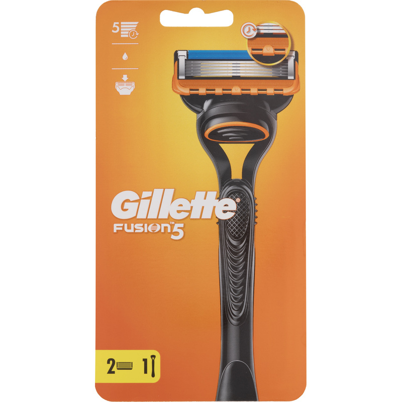 Изображение товара Бритва Gillette Fusion с 2 сменными кассетами