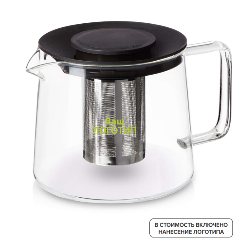 Изображение товара Чайник заварочный Pu-erh 1000 мл с индивидуальной одноцветной печатью