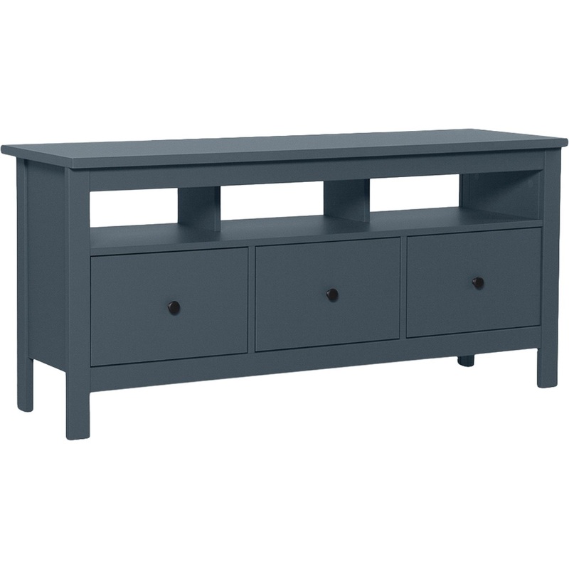 Изображение товара Тумба ГУД ЛАКК Сага тёмно-бирюзовая, 3 ящика, стиль Прованс