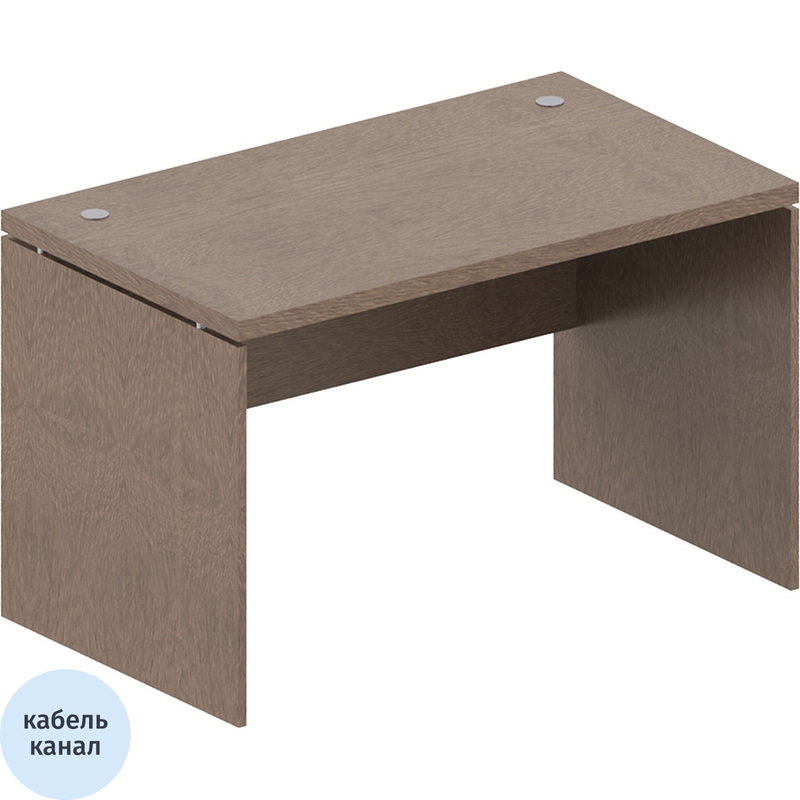 Изображение товара Стол офисный прямой Xten XST 127 дуб сонома 1200х700х750 мм