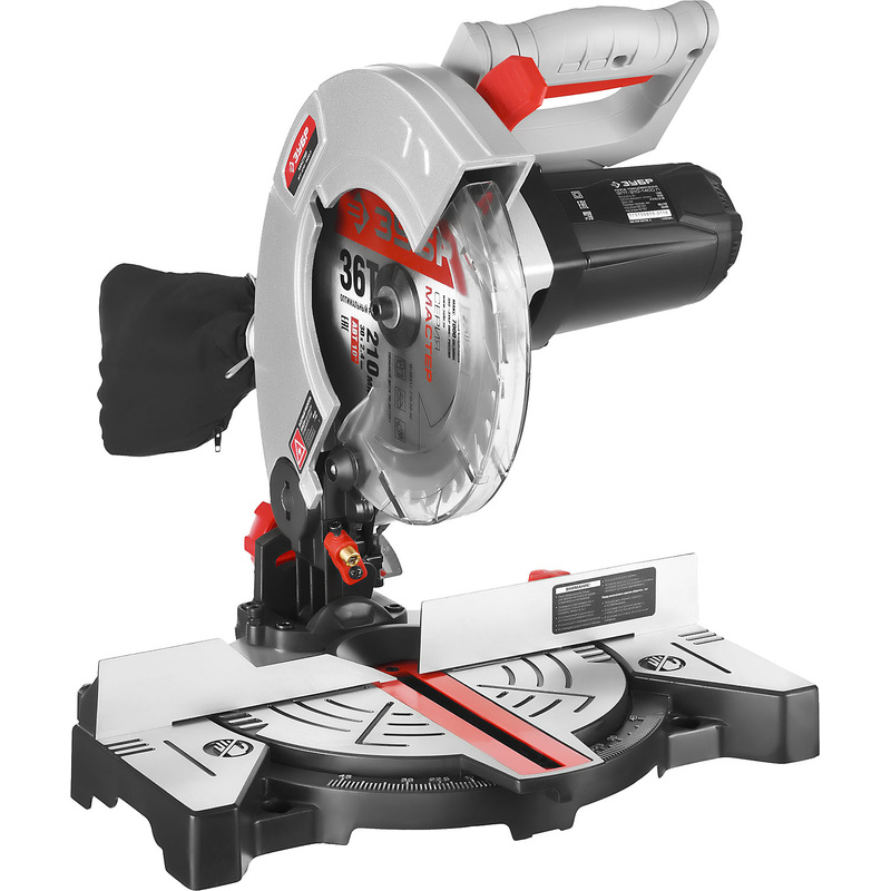 Изображение товара Пила торцовочная Зубр ЗПТ-210-1400 Л бытовая с лазером и пылеудалением