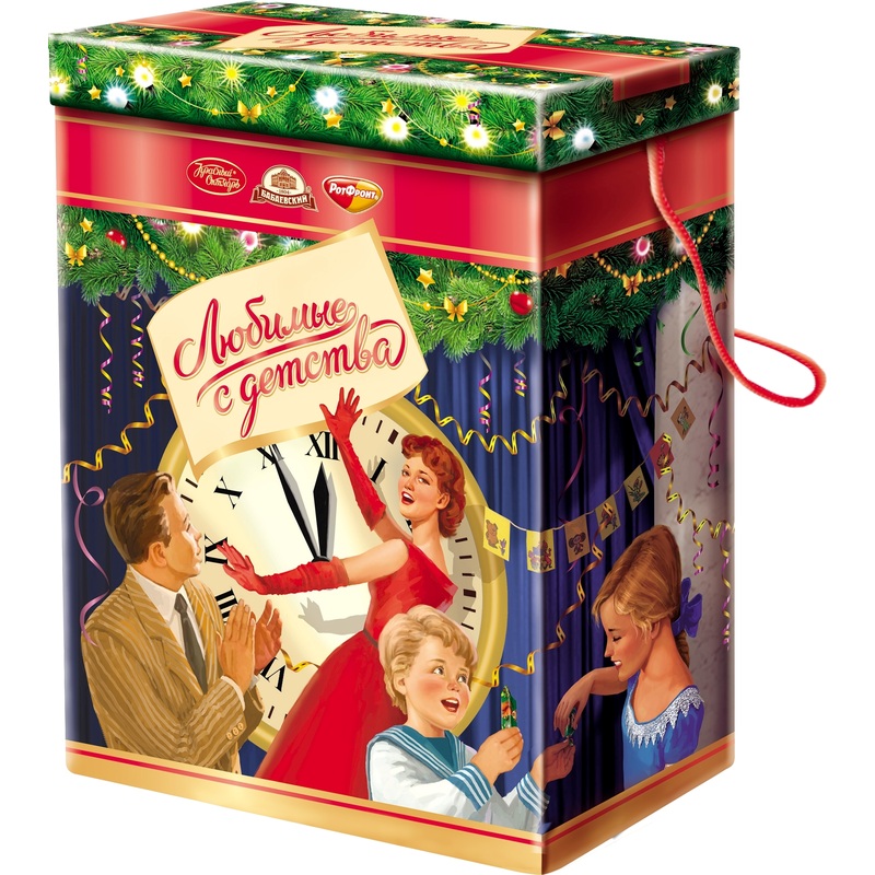 Изображение товара Новогодний сладкий подарок Рот Фронт Любимые с детства Карнавал 550 г