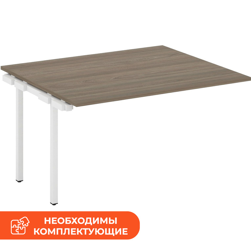 Изображение товара Элемент стола для переговоров SN-4P.NSPRG-034.3 вяз благородный/белый 1580х1180х750 мм