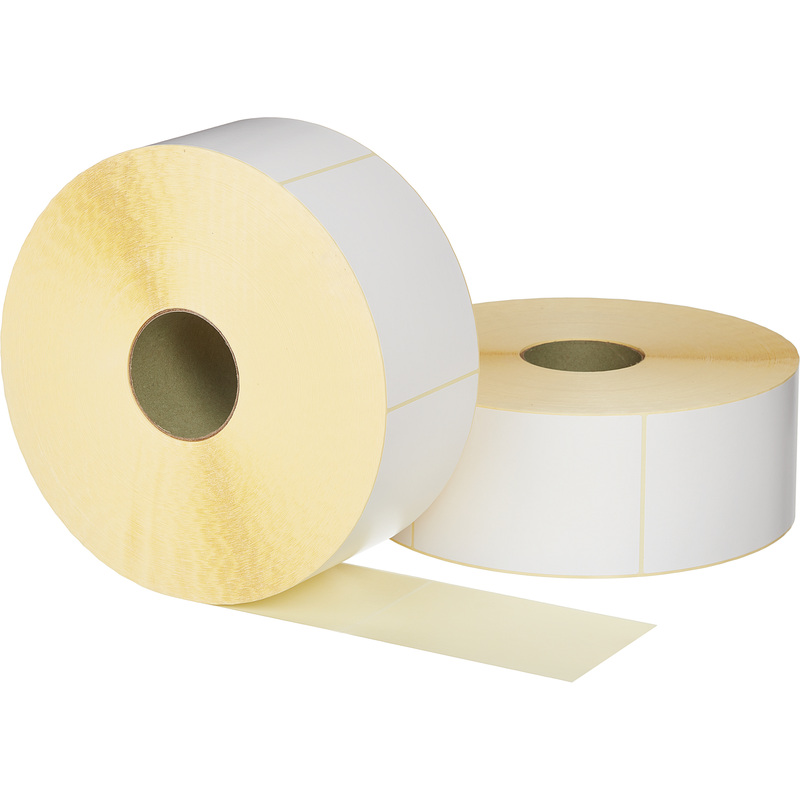 Изображение товара Термотрансферные этикетки 100х150 мм бумажные полуглянцевые (диаметр втулки 76 мм, 2 рулона по 3000 этикеток)