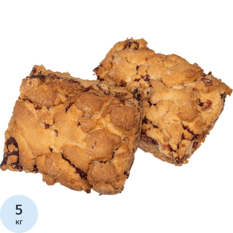 Изображение товара Печенье сдобное Северная Столица Венское с клюквенной начинкой 5 кг