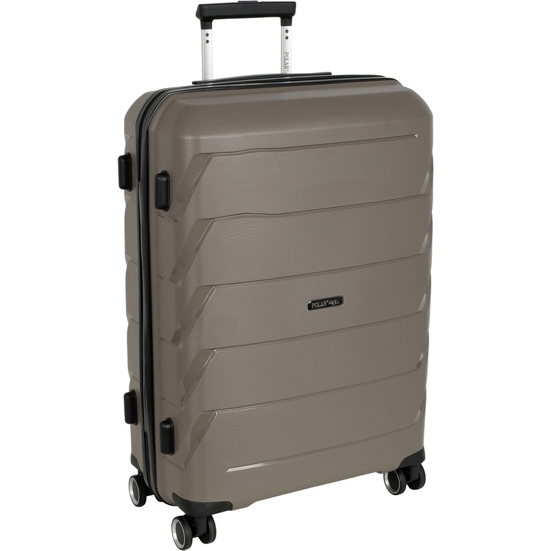 Изображение товара Чемодан Polar размер M 66 л из поликарбоната коричневый
