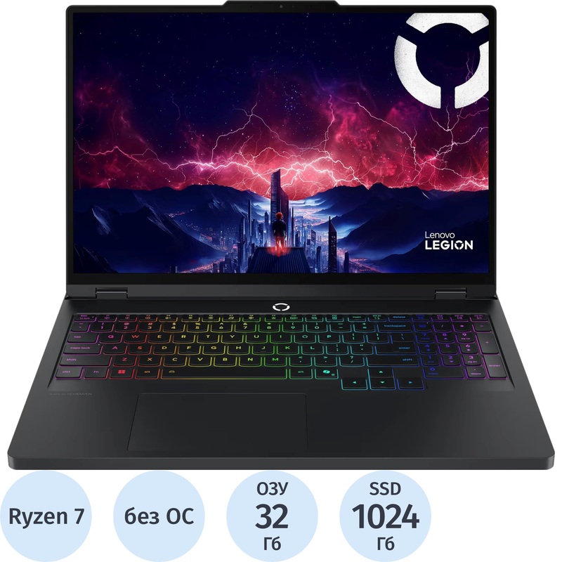 Изображение товара Ноутбук Legion Pro 5 16ADR10 Lenovo мощный 16" OLED RTX 5060