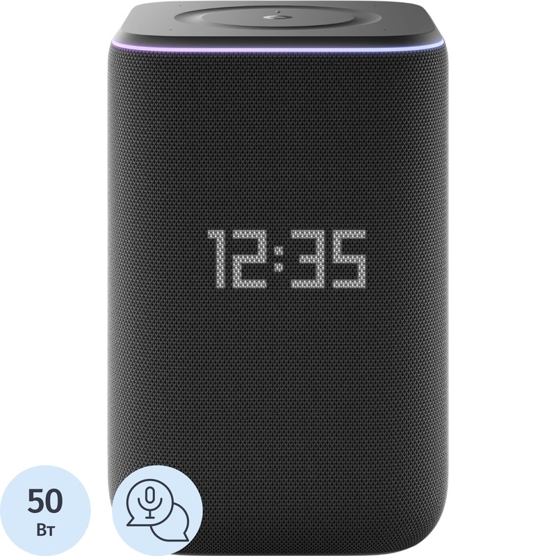 Изображение товара Яндекс Станция 3 черный умная колонка с голосовым помощником Алисой