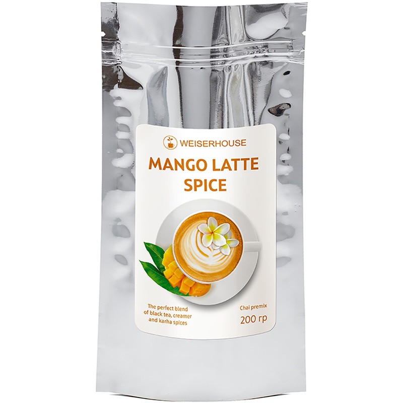 Изображение товара Чайный напиток Weiserhouse Манго Латте Спайс 200 г пряный фруктовый аромат
