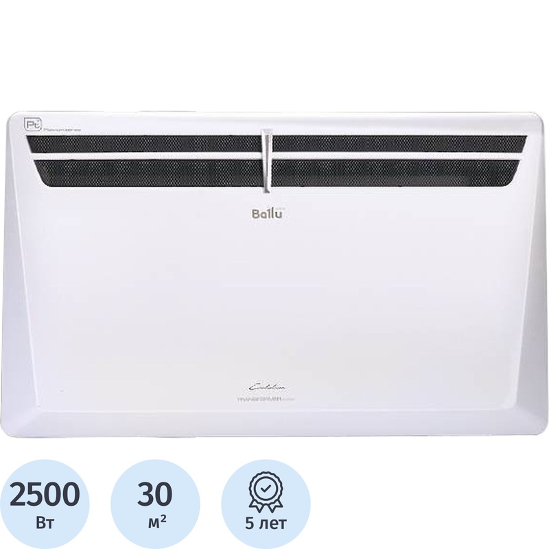 Изображение товара Конвектор отопительный Ballu Evolution Transformer BEC/EVU-2500 напольный/настенный для помещения д