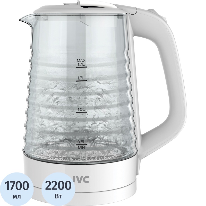 Изображение товара Чайник электрический JVC JK-KE1512 белый