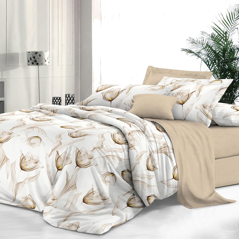 Изображение товара Комплект постельного белья Эльф Sateen De Luxe 2-спальное, мягкий сатин