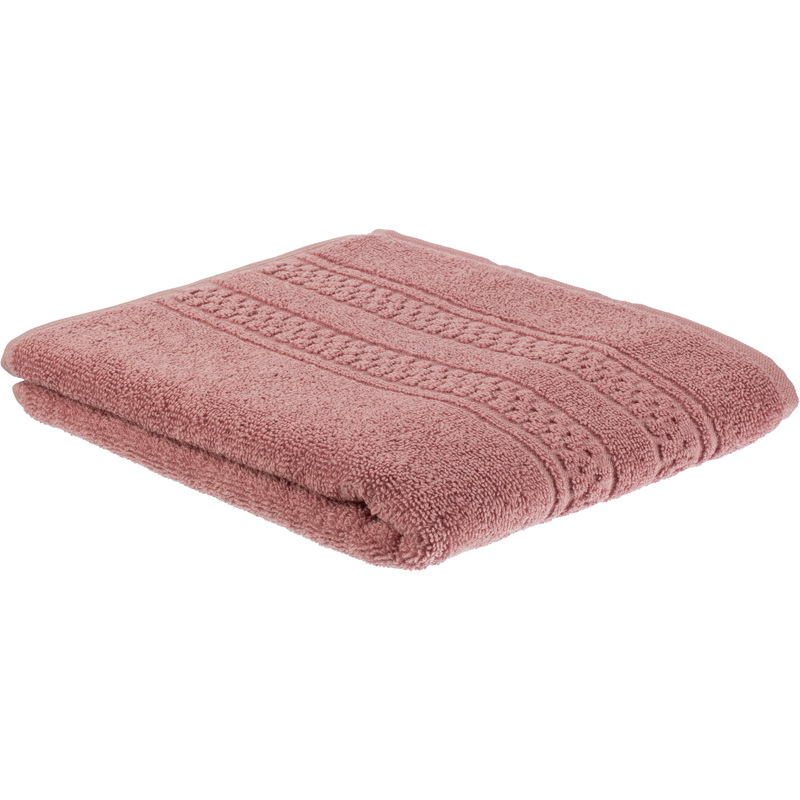 Изображение товара Полотенце махровое Комус Данмор 70х120 см 480 г/кв.м розовое