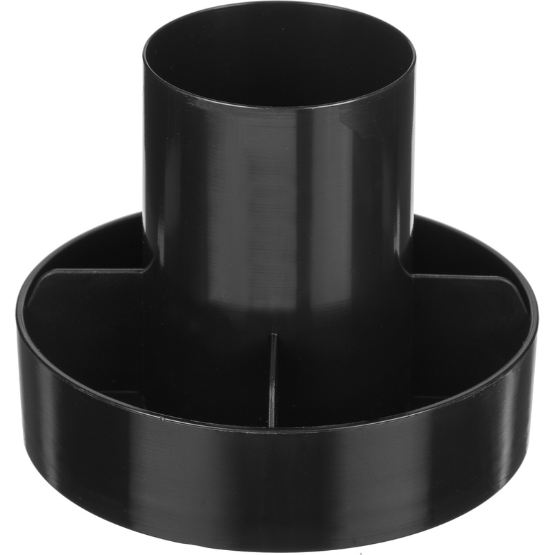 Изображение товара Подставка-органайзер для канцелярских принадлежностей Attache Economy Метеор 5 отделений черная 9.7x11.8x11.8 см