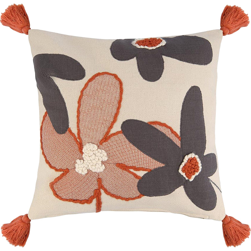 Изображение товара Наволочка Tkano Stone bloom 45x45 см хлопок разноцветная для дома