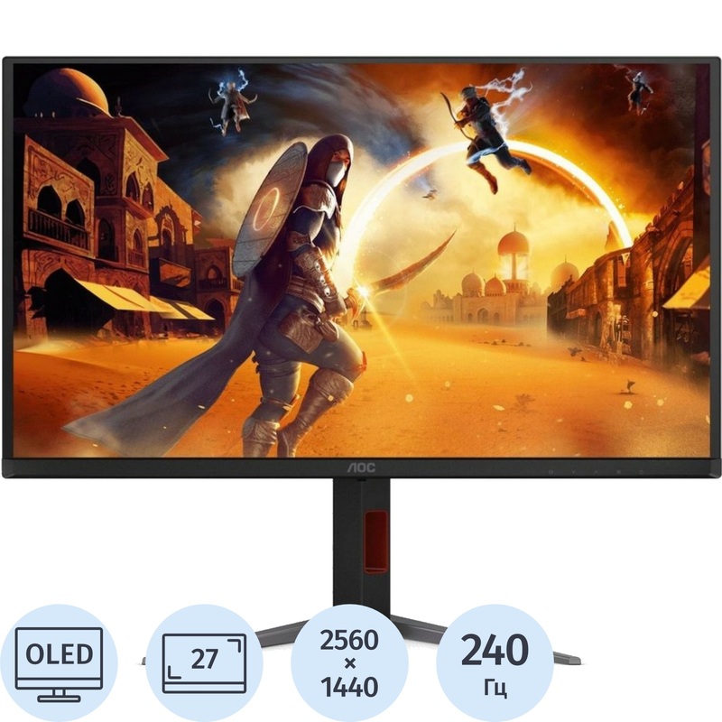 Изображение товара Монитор 27 AOC Q27G4ZD OLED 2560x1440 240 Гц HDR A-Sync