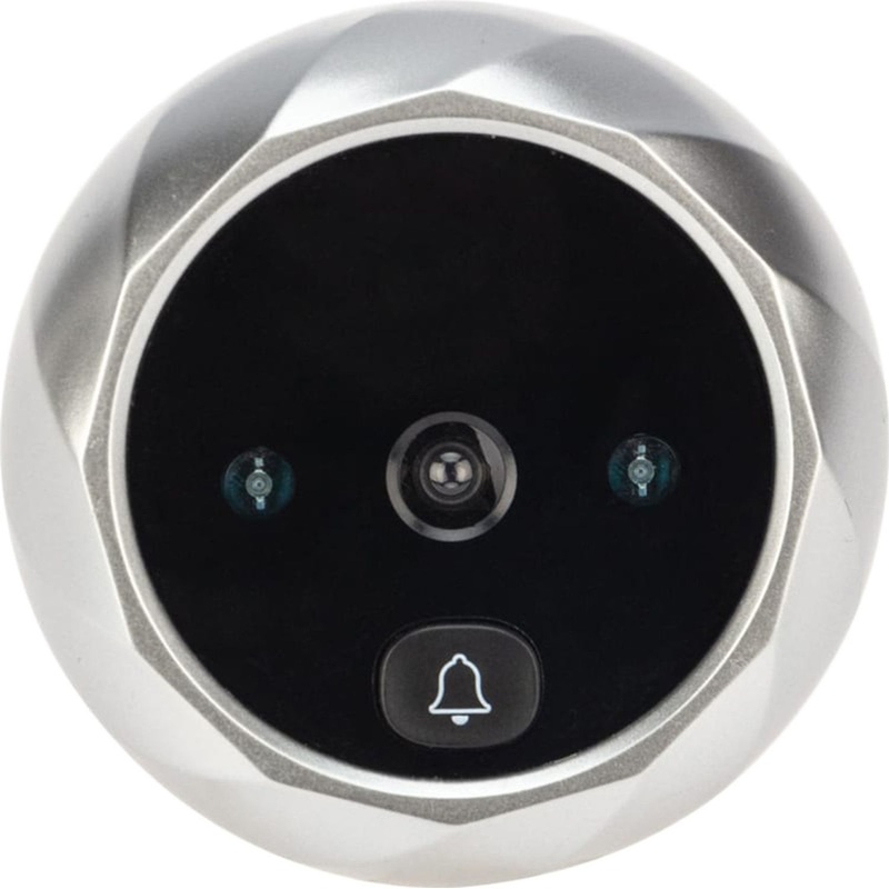 Изображение товара Видеоглазок Rexant 45-1112 черный/серебристый с цветным экраном