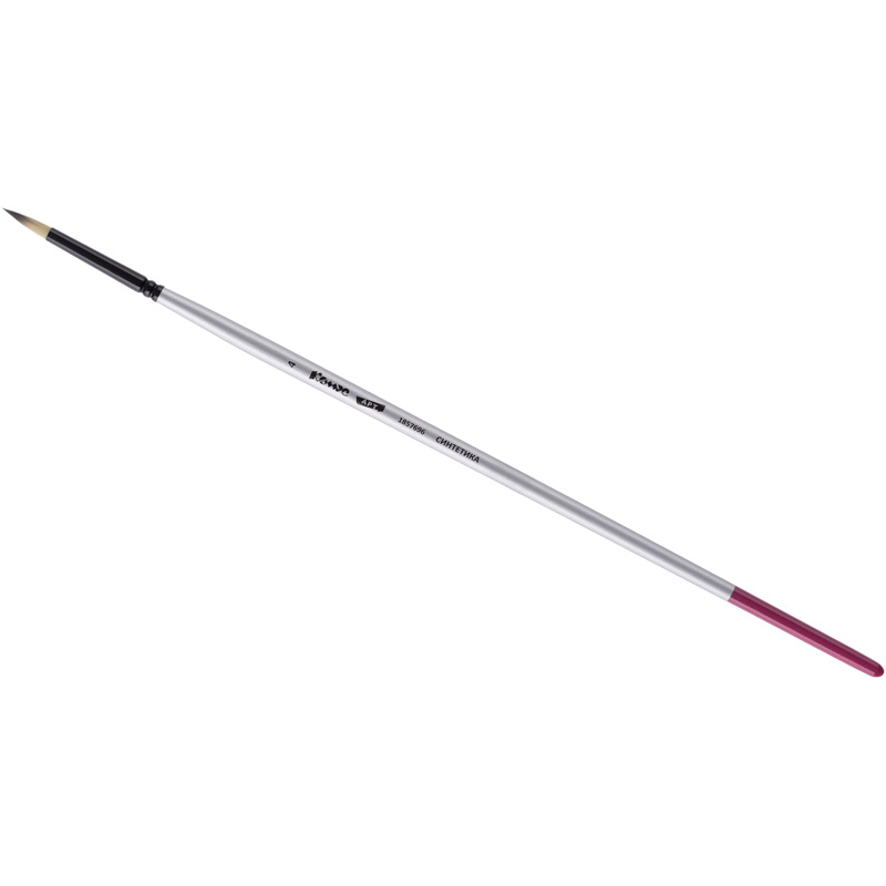 Изображение товара Кисть художественная Комус Арт круглая средней жесткости синтетика №4