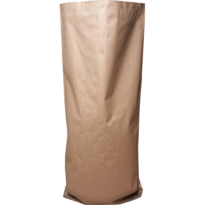 Изображение товара Крафт-мешок бумажный 3 слоя 51.5x100x9 см, Россия, 50 кг, коричневый