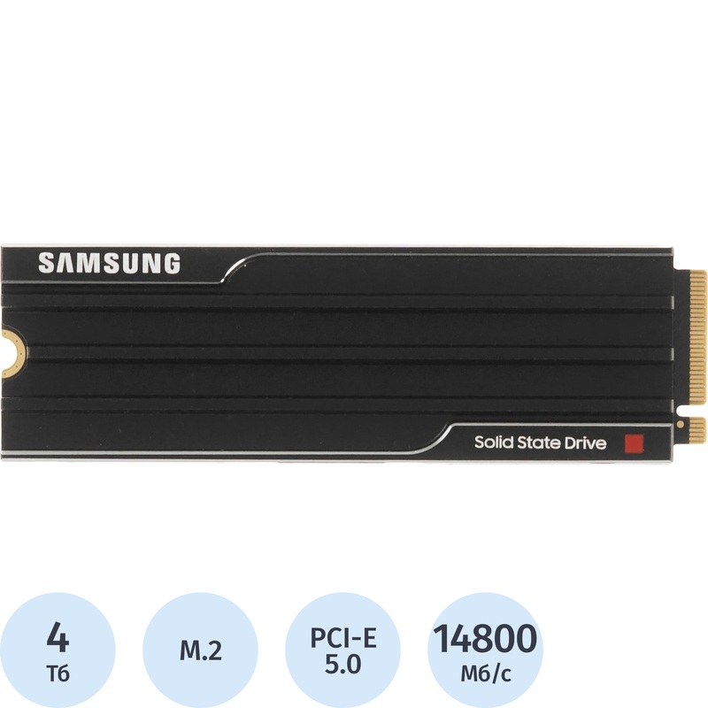 Изображение товара SSD накопитель Samsung 9100 PRO w/ Heatsink 4 ТБ (MZ-VAP4T0CW)