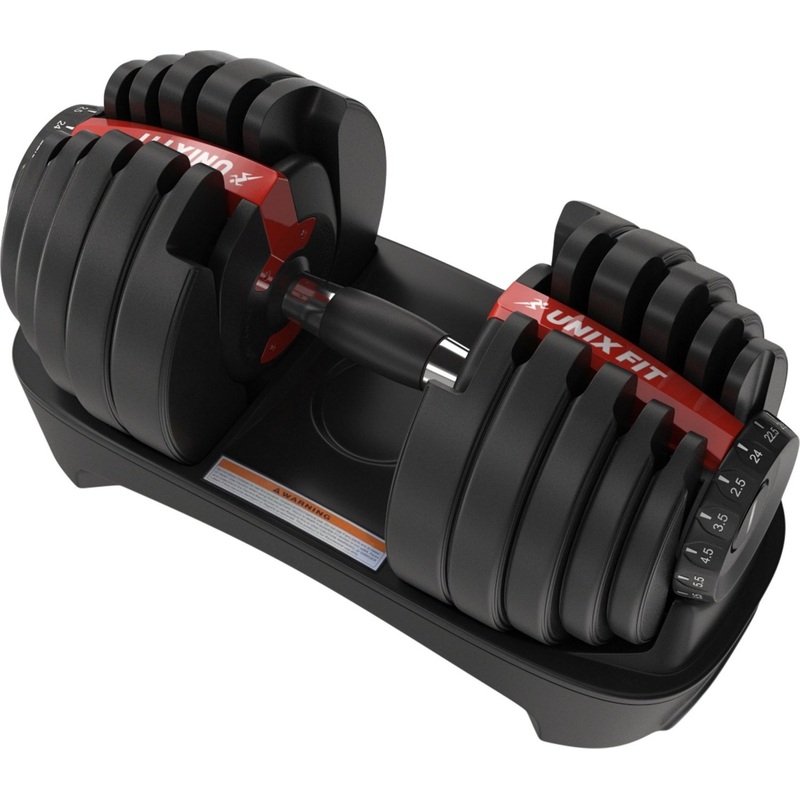Изображение товара Гантель регулируемая Unix Fit 24 кг с системой быстрого изменения веса