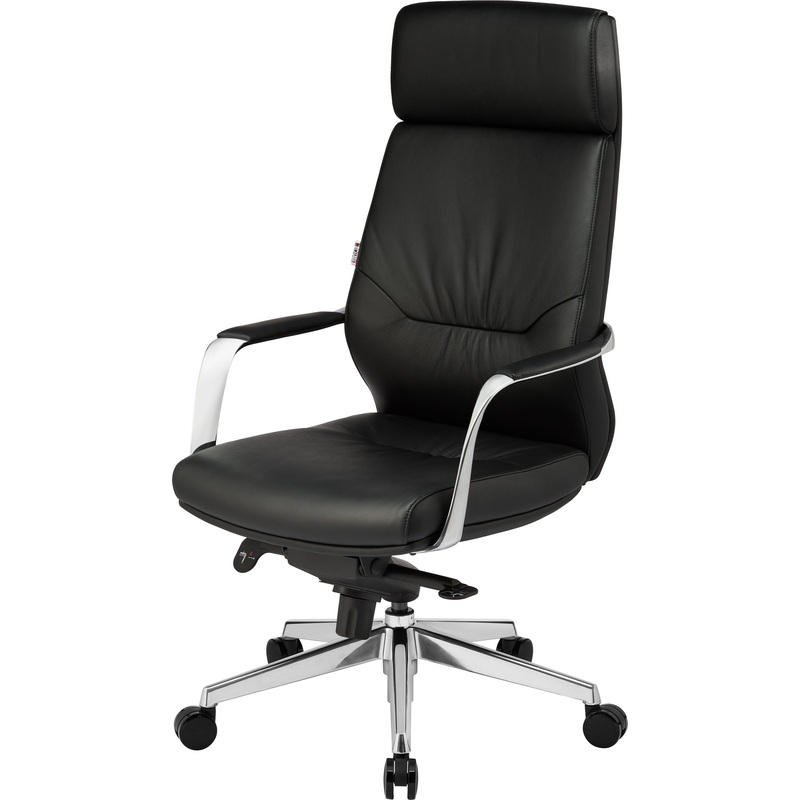 Изображение товара Кресло для руководителя Easy Chair 570 МL натуральная кожа металл черное