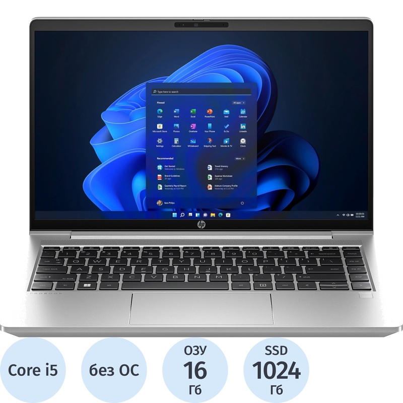 Изображение товара Ноутбук HP ProBook 440 G10 14'' Core i5 16ГБ SSD 1024ГБ Windows